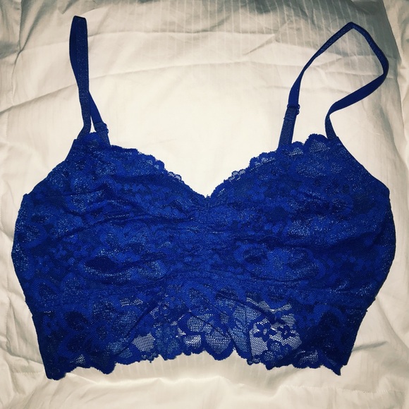 royal blue bralette top
